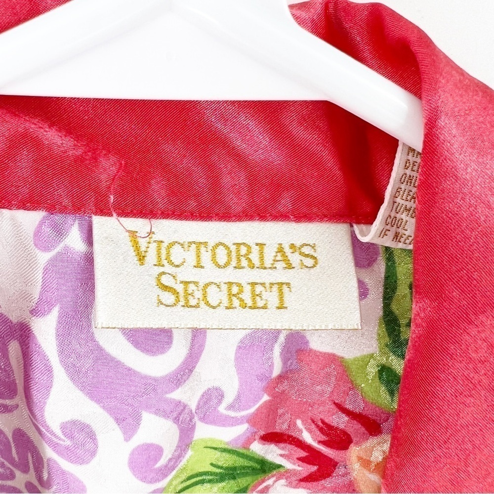 ✅ Victoria's Secret  Gold Label Pajama Top size M/L floral flowers‎ SLEEP TOP - Picture 2 of 6